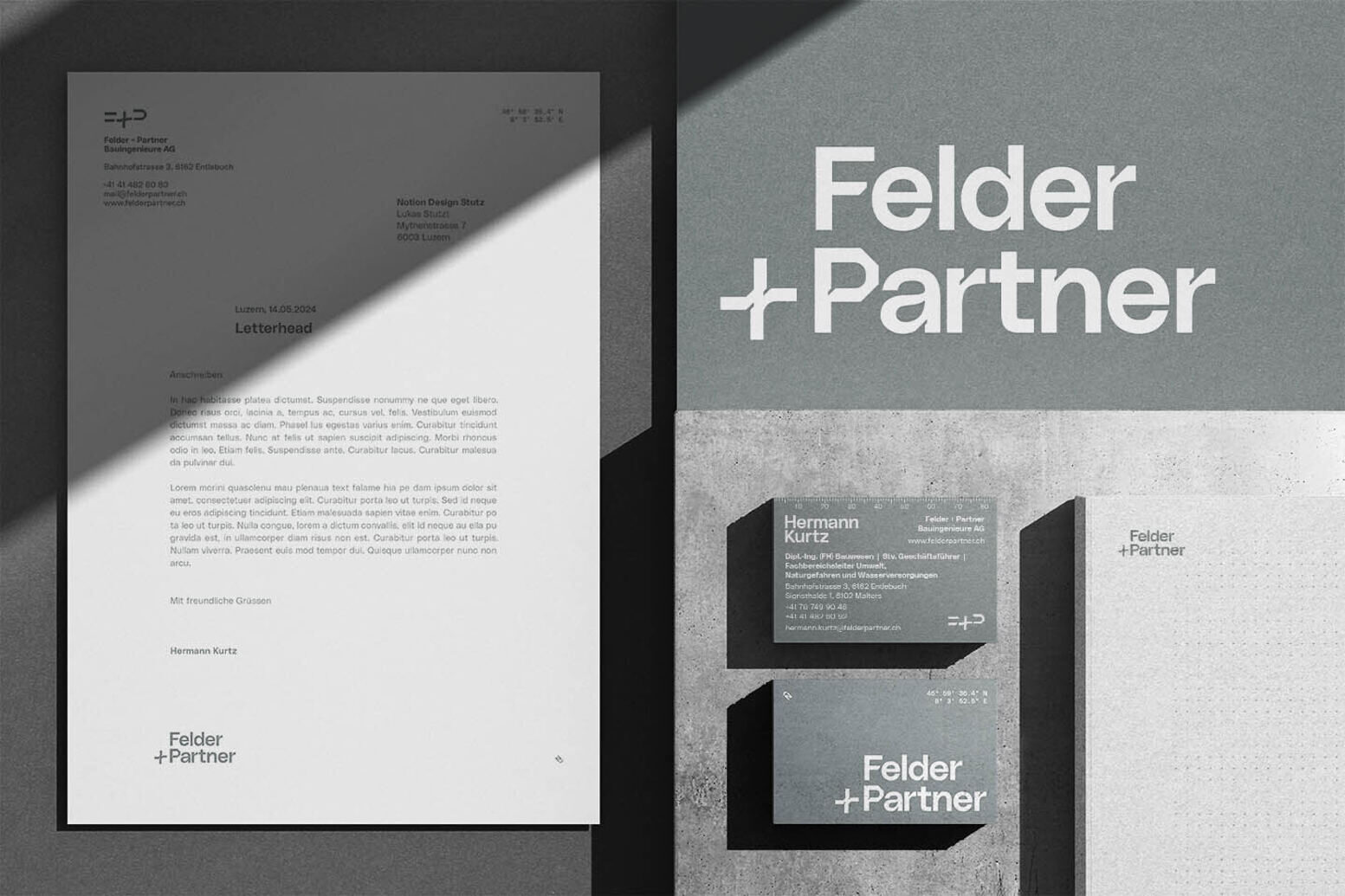 Stationery Felder + Partner